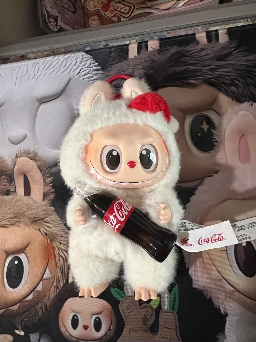Coca Cola popmart labubu
